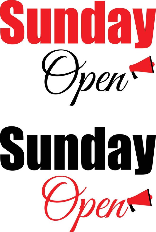 Sunday Open Speech Icon Free Vector