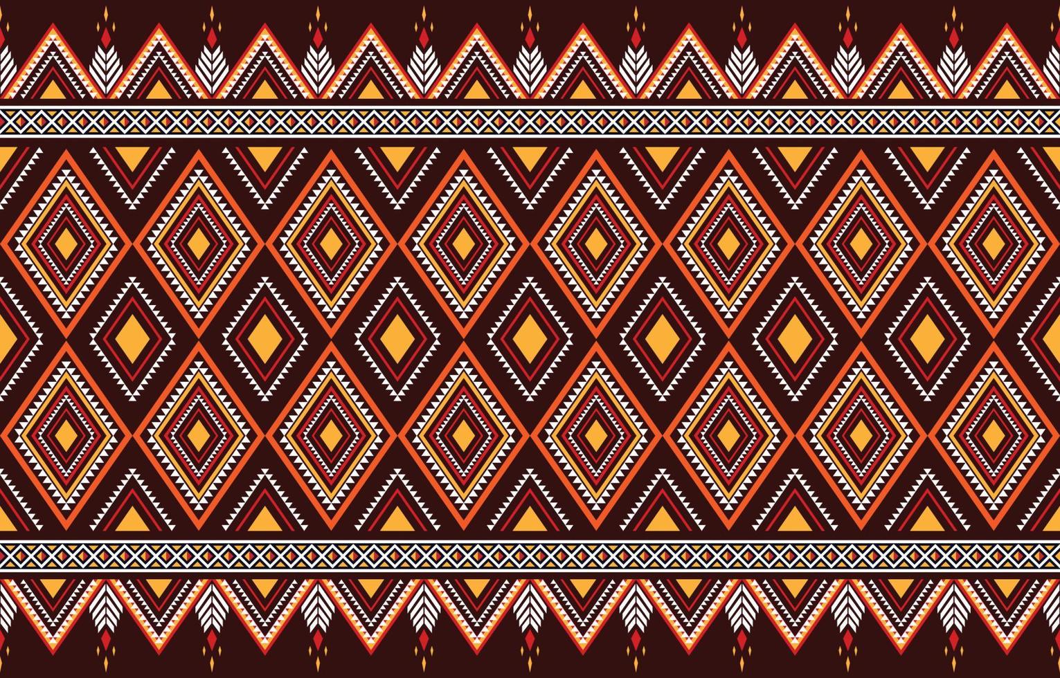 Geometry indigenous style seamless pattern. seamless ethnic pattern concept. Design for indigenous, fabric, boho, carpet, ikat, tribal, batik, texture, background, vector, illustration, pattern style. vector