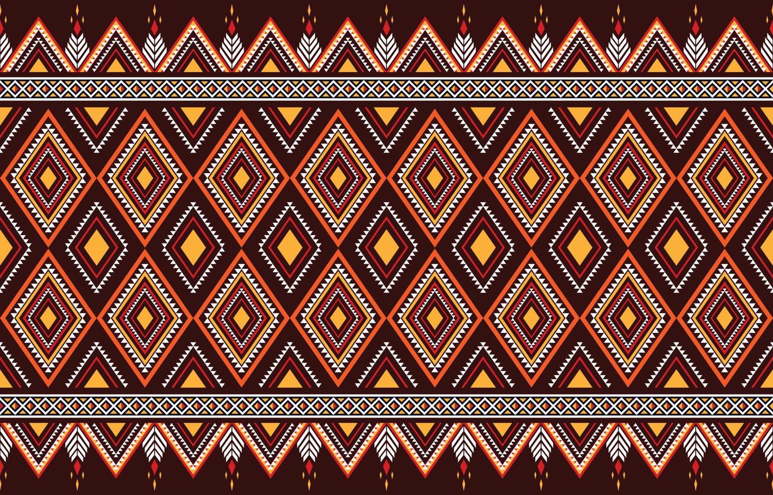 geometría estilo indígena de patrones sin fisuras. concepto de patrón étnico sin fisuras. diseño para indígenas, tela, boho, alfombra, ikat, tribal, batik, textura, fondo, vector, ilustración, estilo patrón. vector