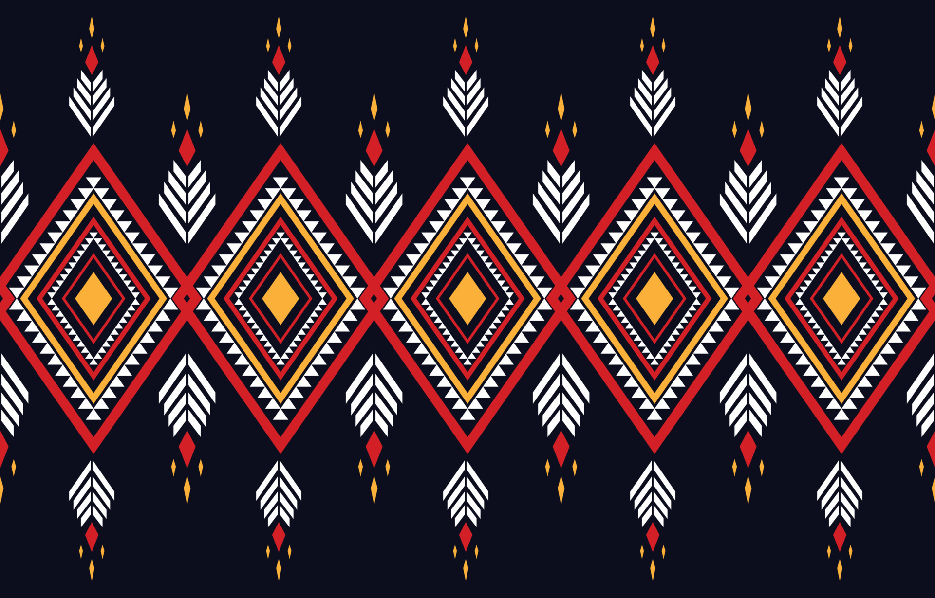 Indigenous geometry style pattern. seamless ethnic pattern concept ...