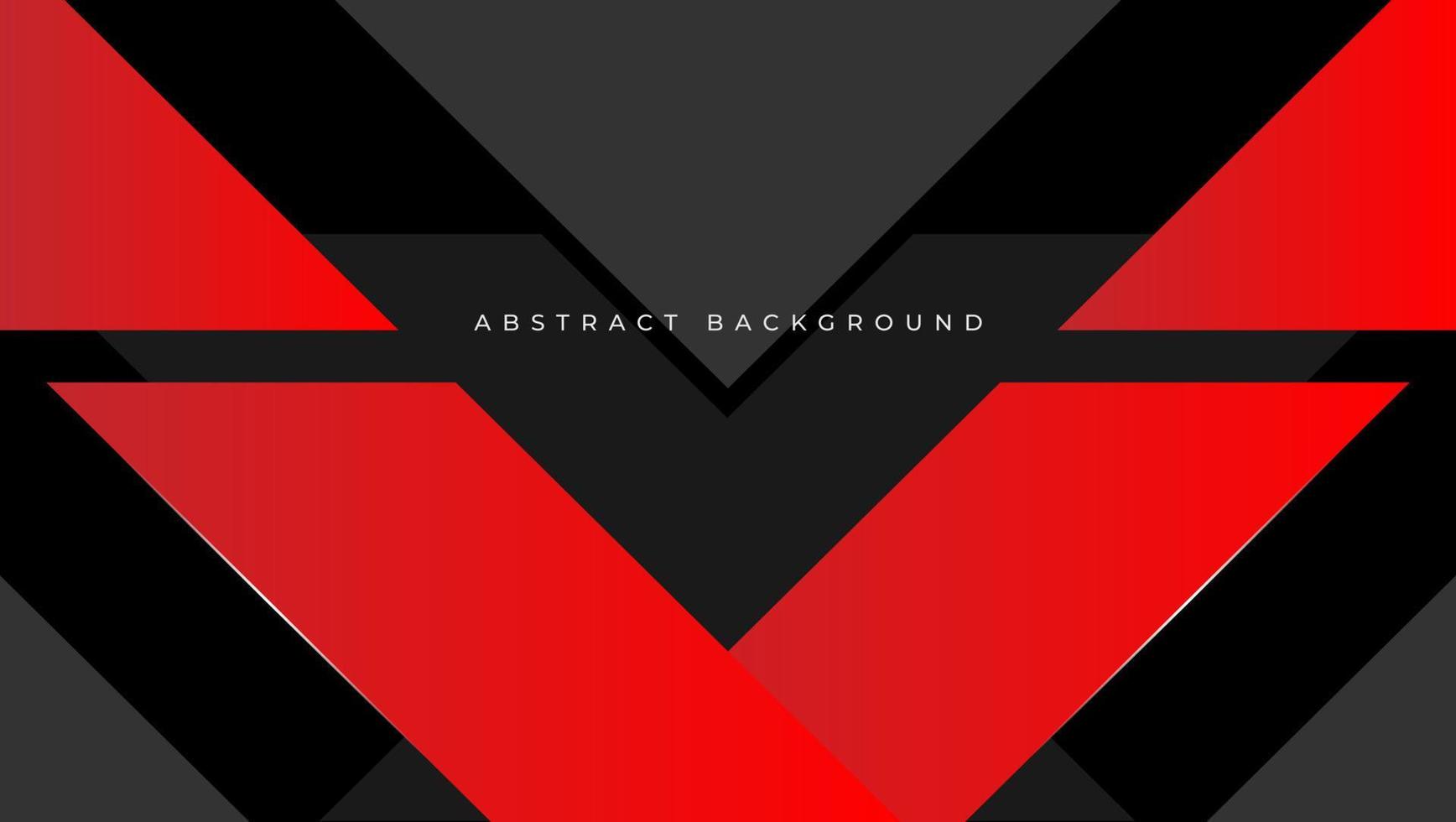 Abstract red and black background vector