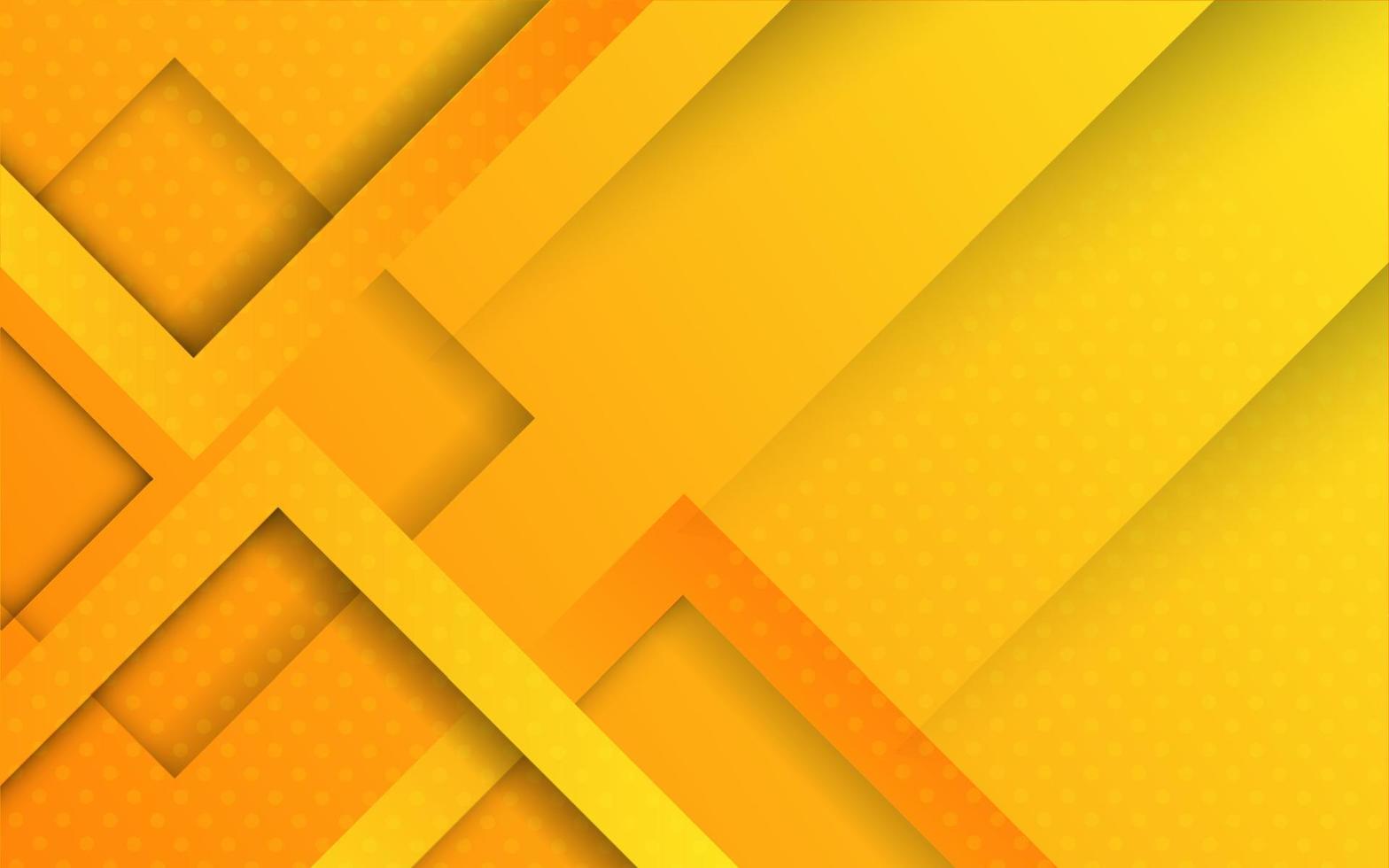Orange gradient geometric shape background vector