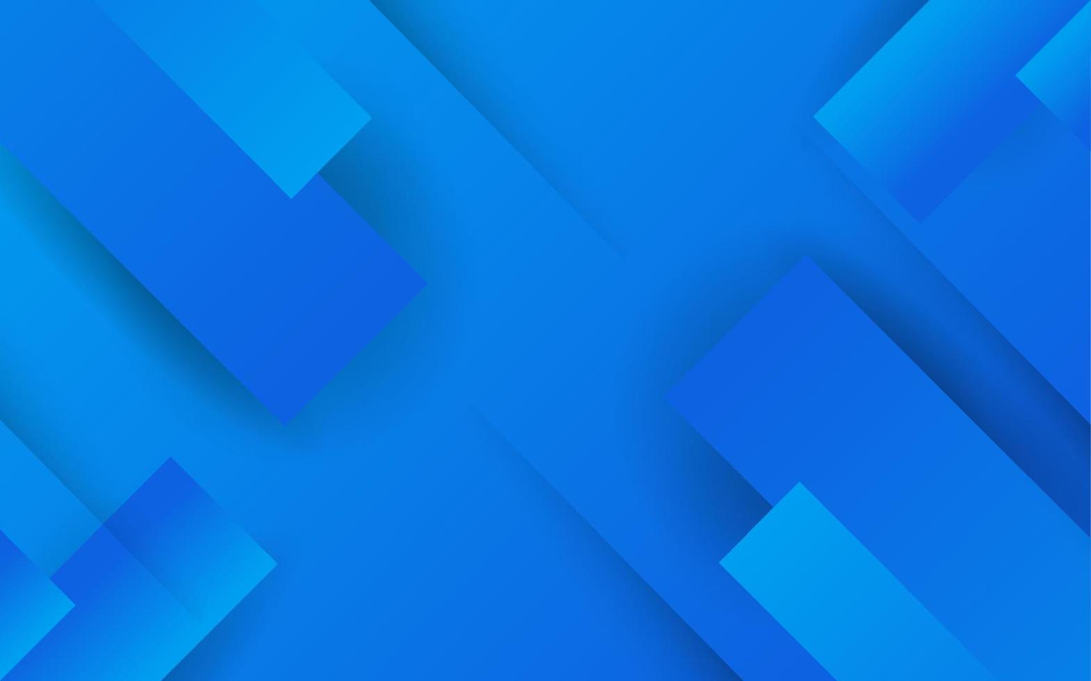 Blue gradient geometric shape background vector