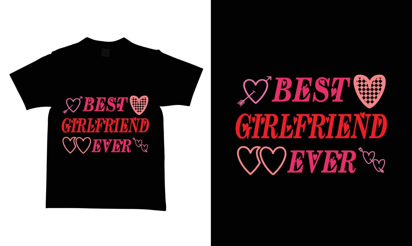 Valentine's day t-shirt design templates new and modern designs. vector