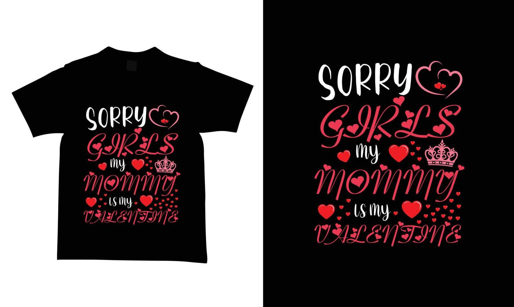 Valentine's day t-shirt design templates new and modern designs. vector