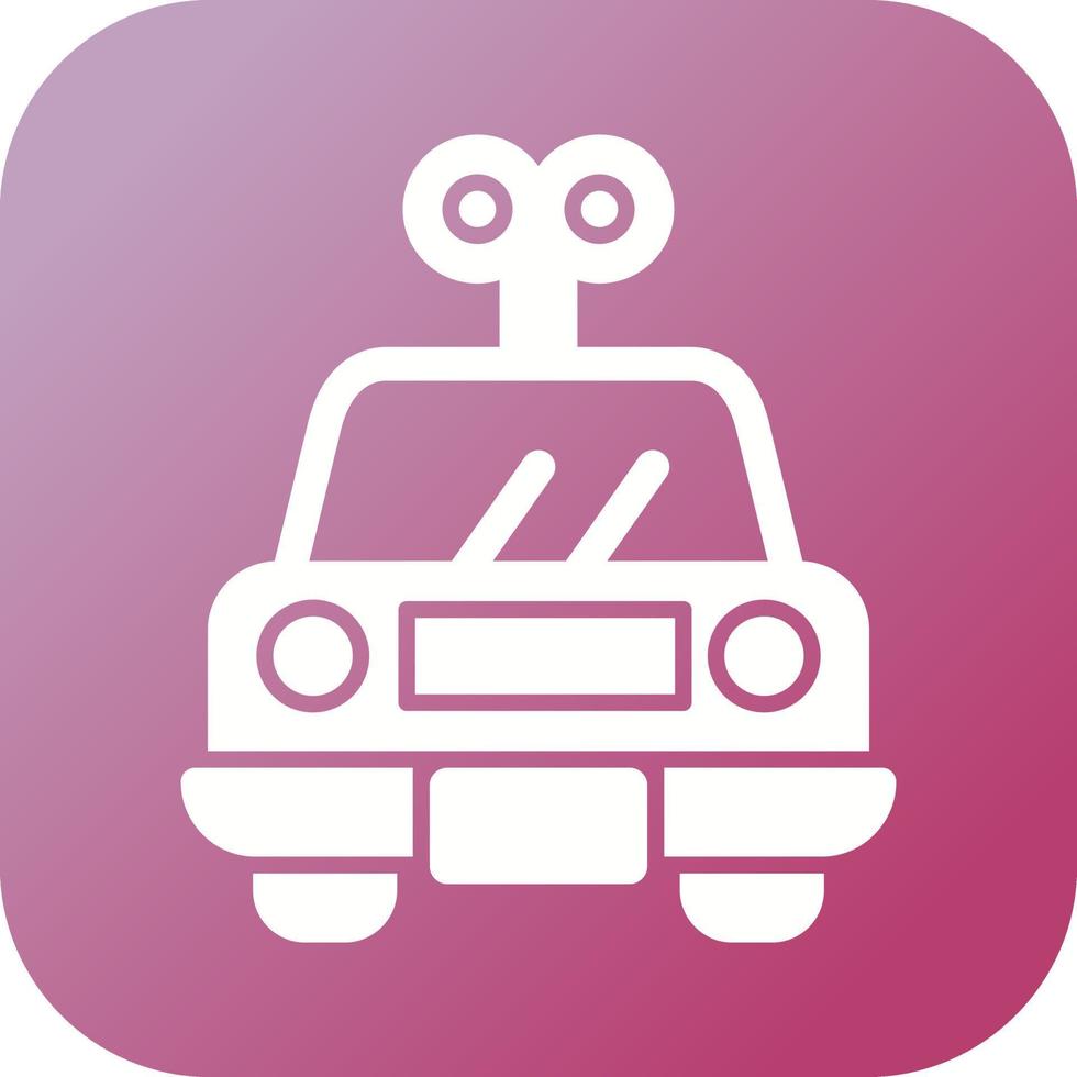 icono de vector de juguete de coche