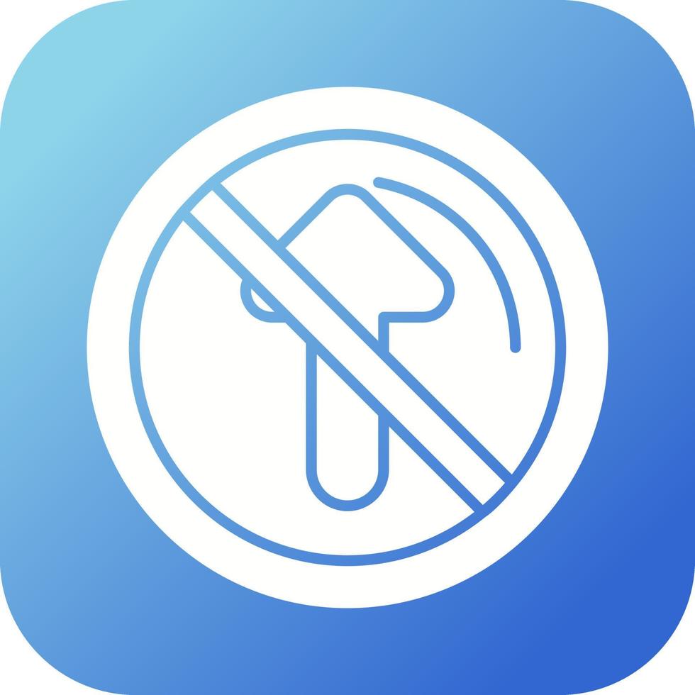 No Passing Vector Icon
