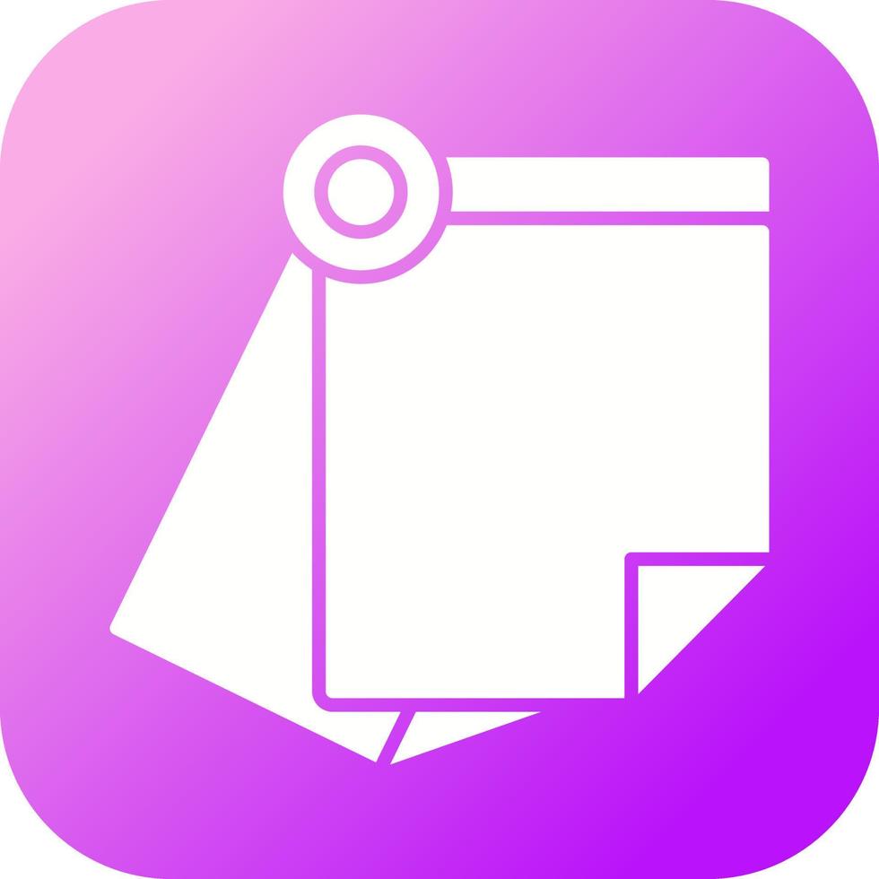 Sticky Note Vector Icon