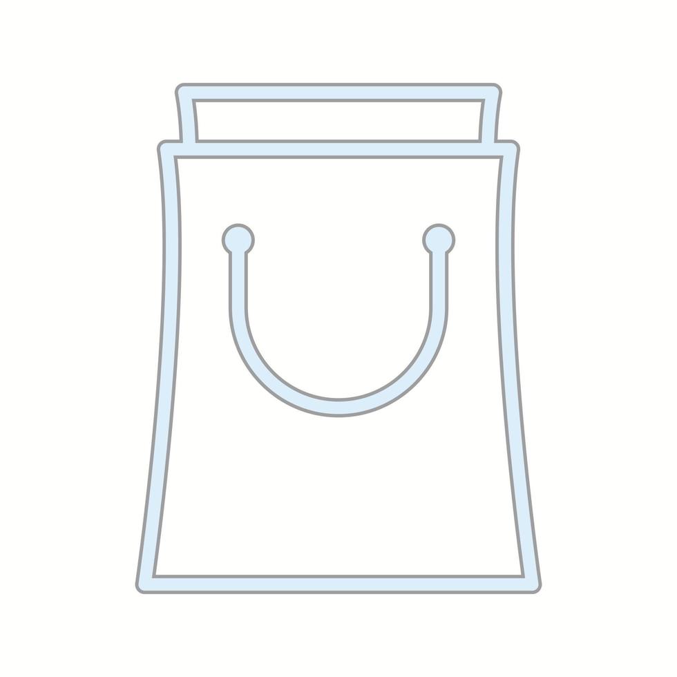Beautiful Shopping bag vector line icon