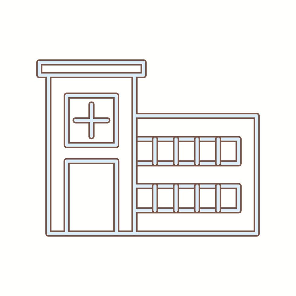Beautiful Hospital Vector line icon