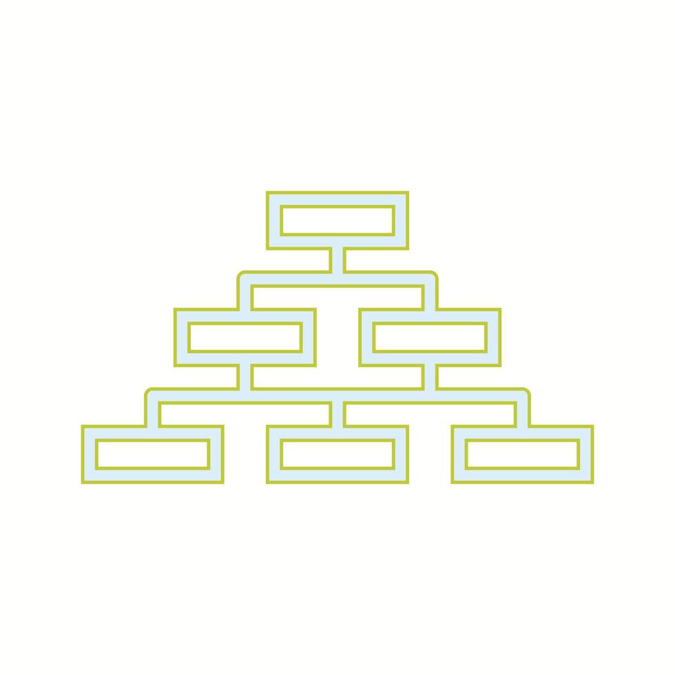 Beautiful Business structure vector line icon