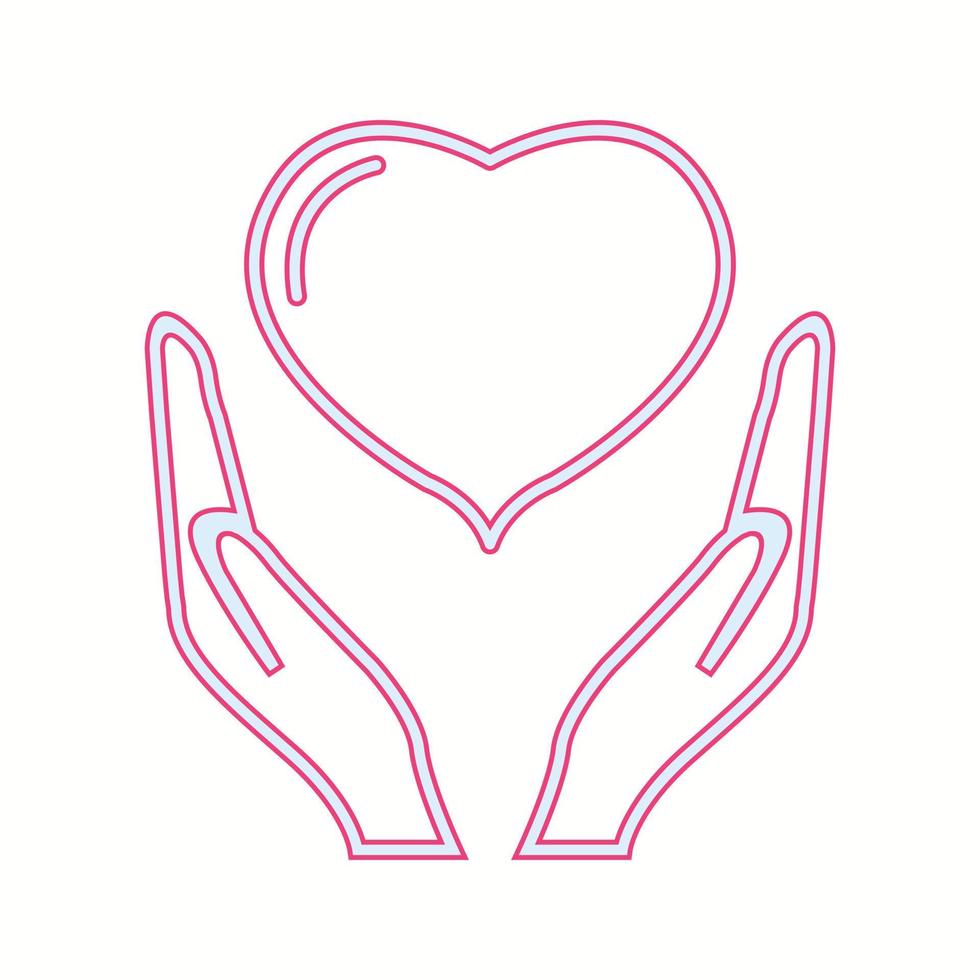 Beautiful Gesture vector line icon