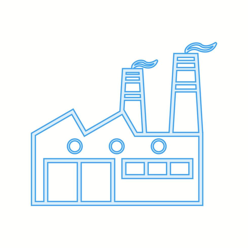 Beautiful Factory vector line icon