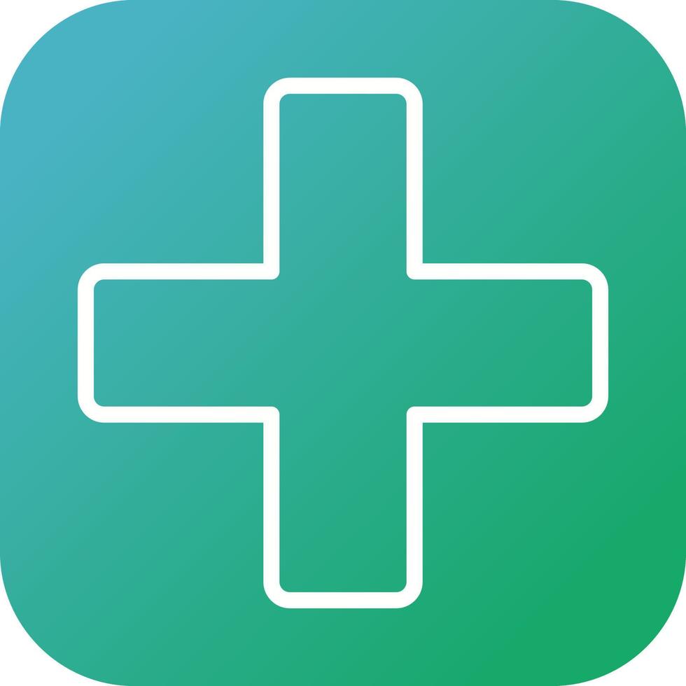 Beautiful Plus vector line icon