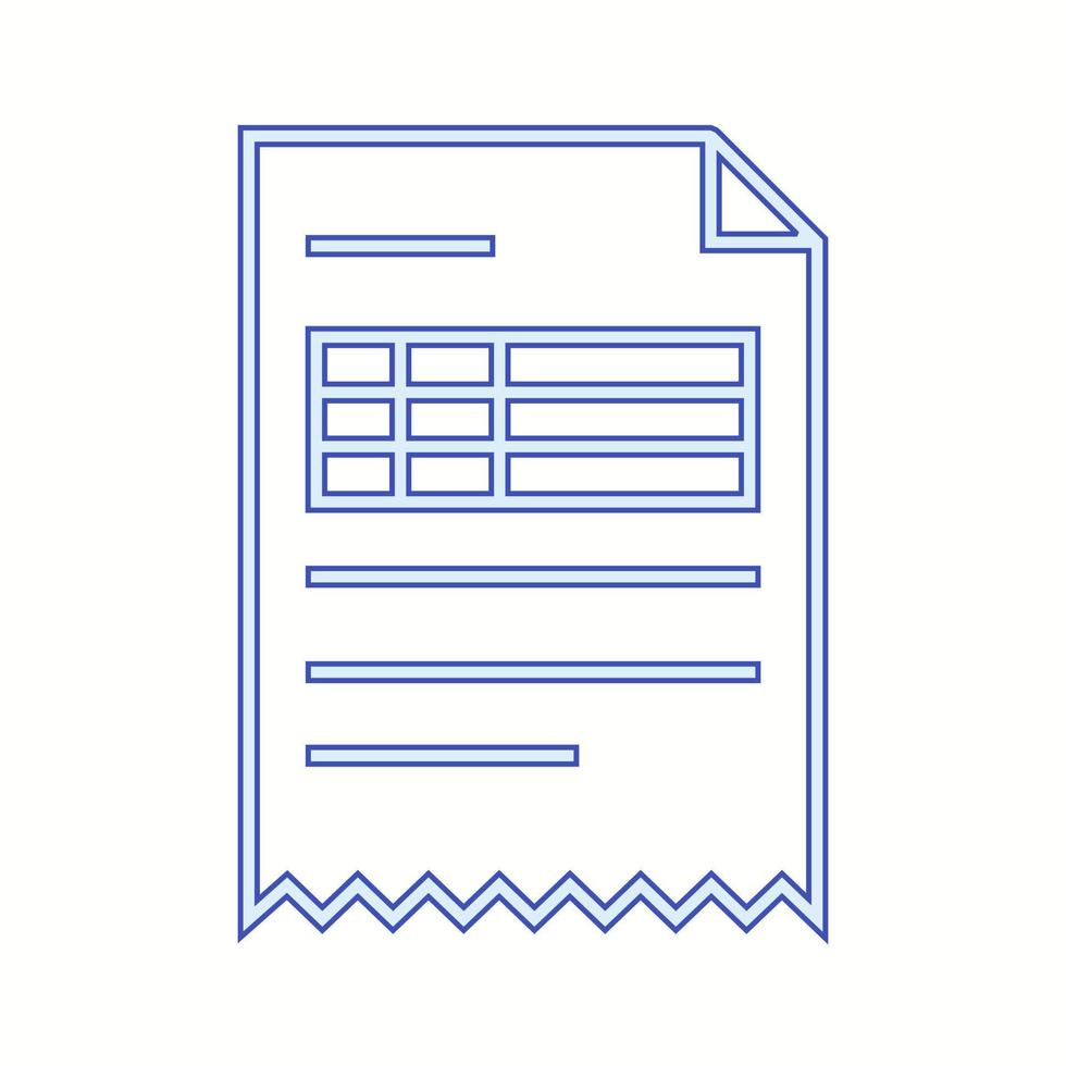 Beautiful Report Vector line icon