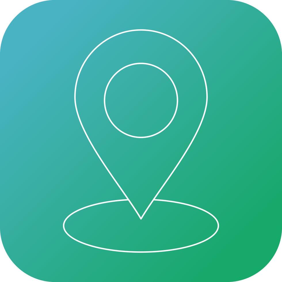 Beautiful marker vector line icon