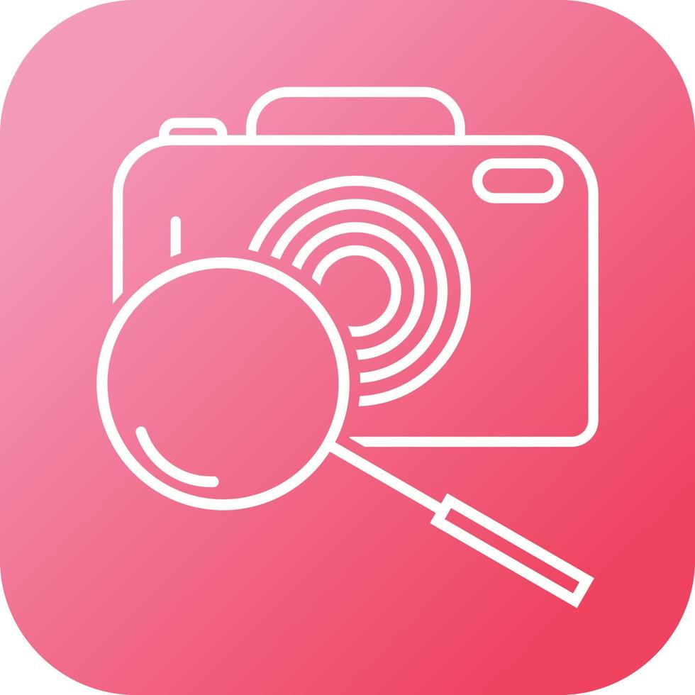 Beautiful Search image vector line icon