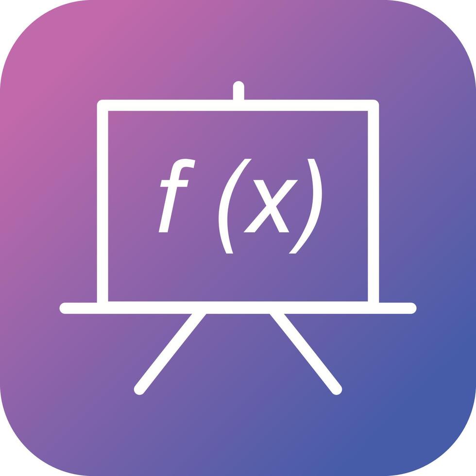 Beautiful Formula vector line icon