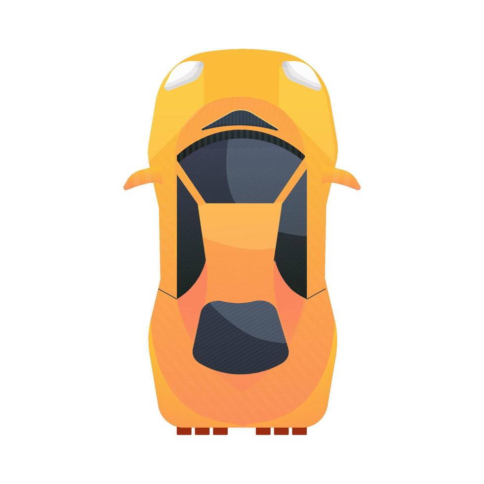 race car cartoon top view