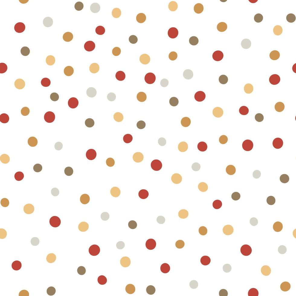 Colorful tiny polka dot seamless patterns for party, Christmas holiday, baby textile, pijams. Childish cute repeat background with circle shapes, irregular wallpaper, dotted vector illustration.