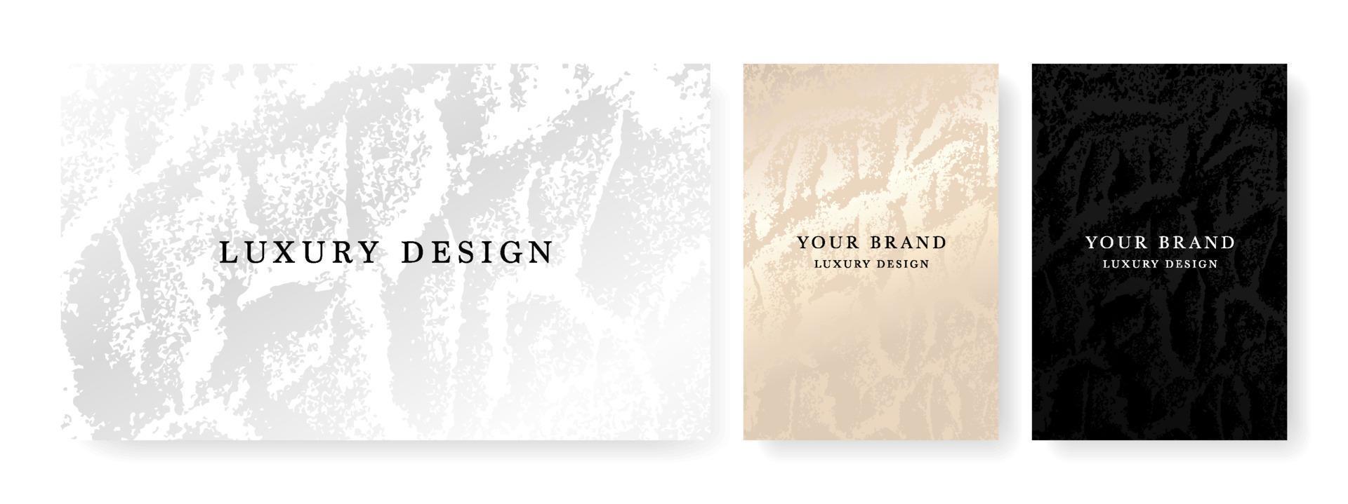 Abstract texture  cover design set. Creative fashionable background in white colours. Trendy vector collection for catalog, luxury voucher, brochure template, magazine layout, beauty