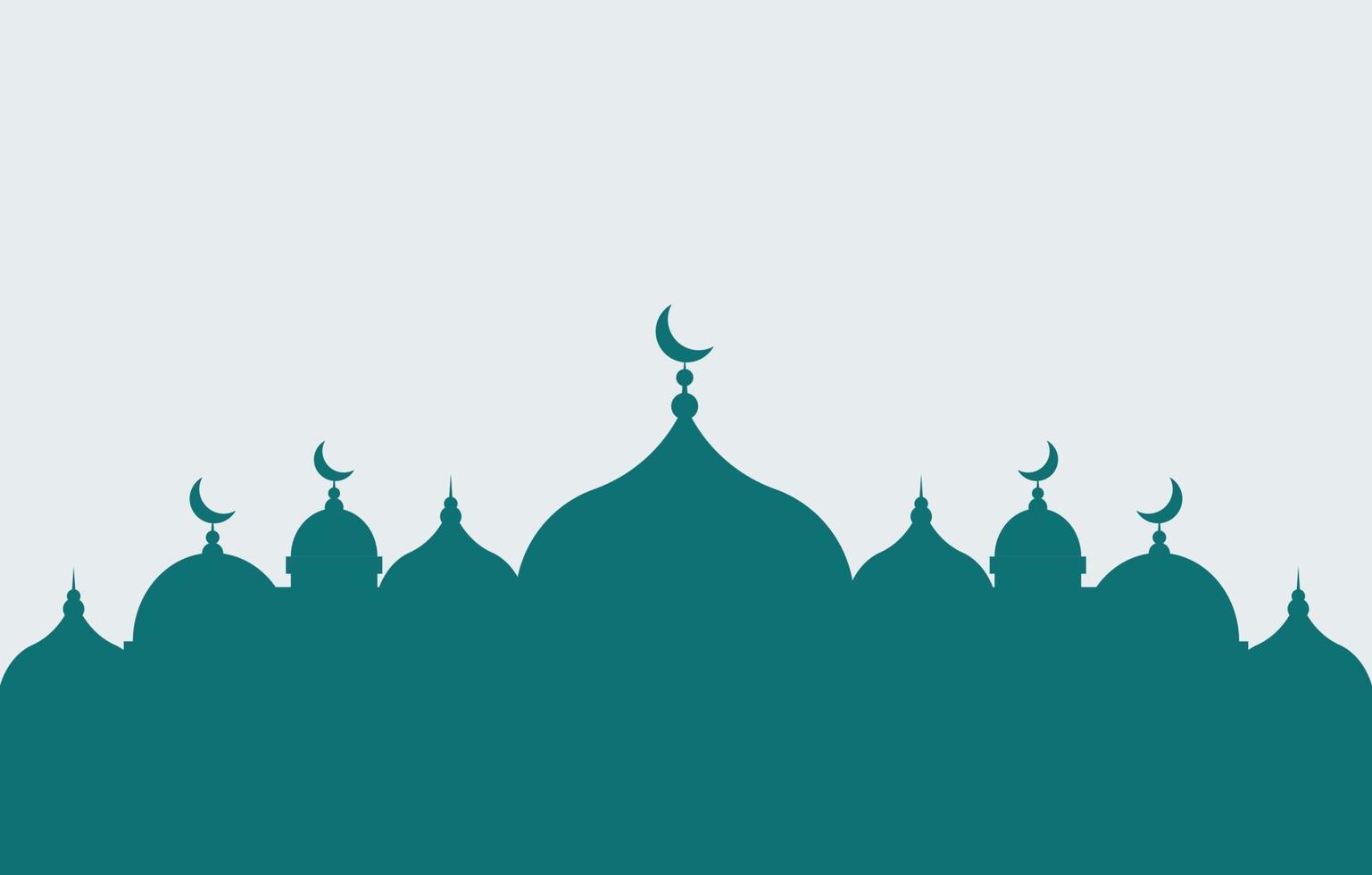 Mosque vector siluet design