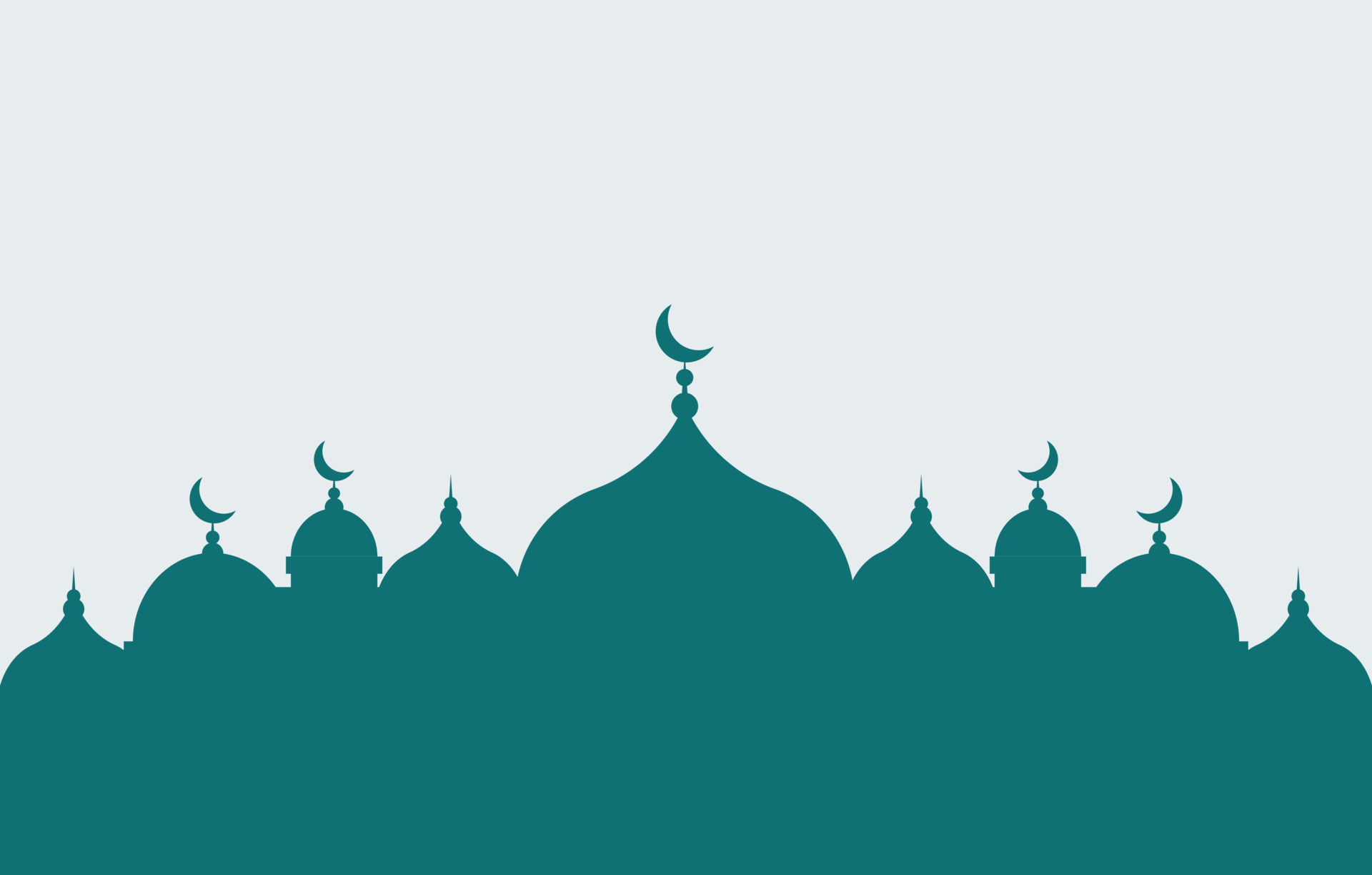 Mosque vector siluet design 17201811 Vector Art at Vecteezy