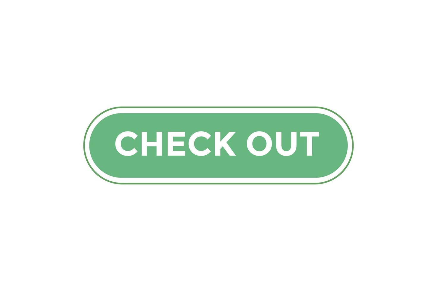 Check out button web banner templates. Vector Illustration