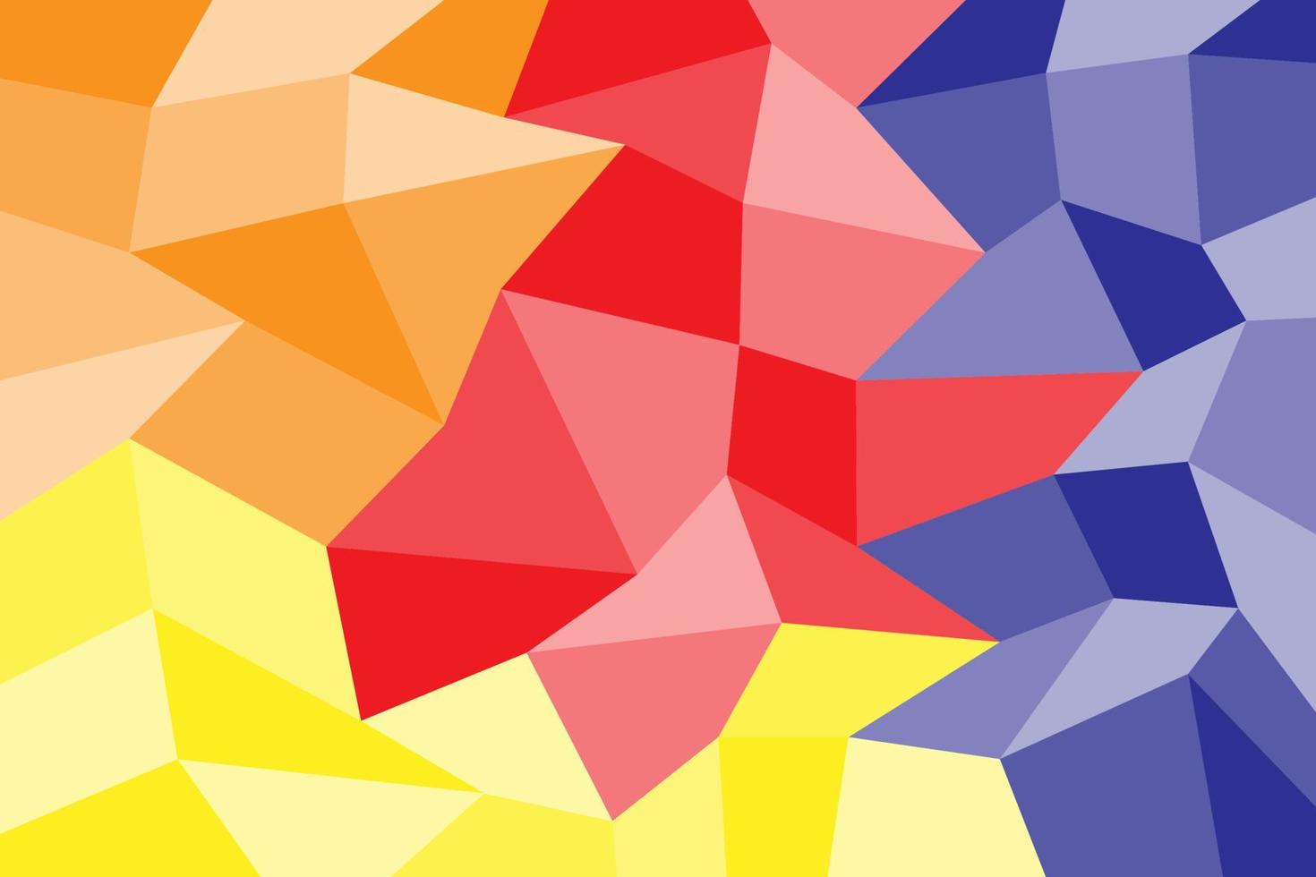 Vector illustration seamless geometric diamond pattern red blue yellow colorful style