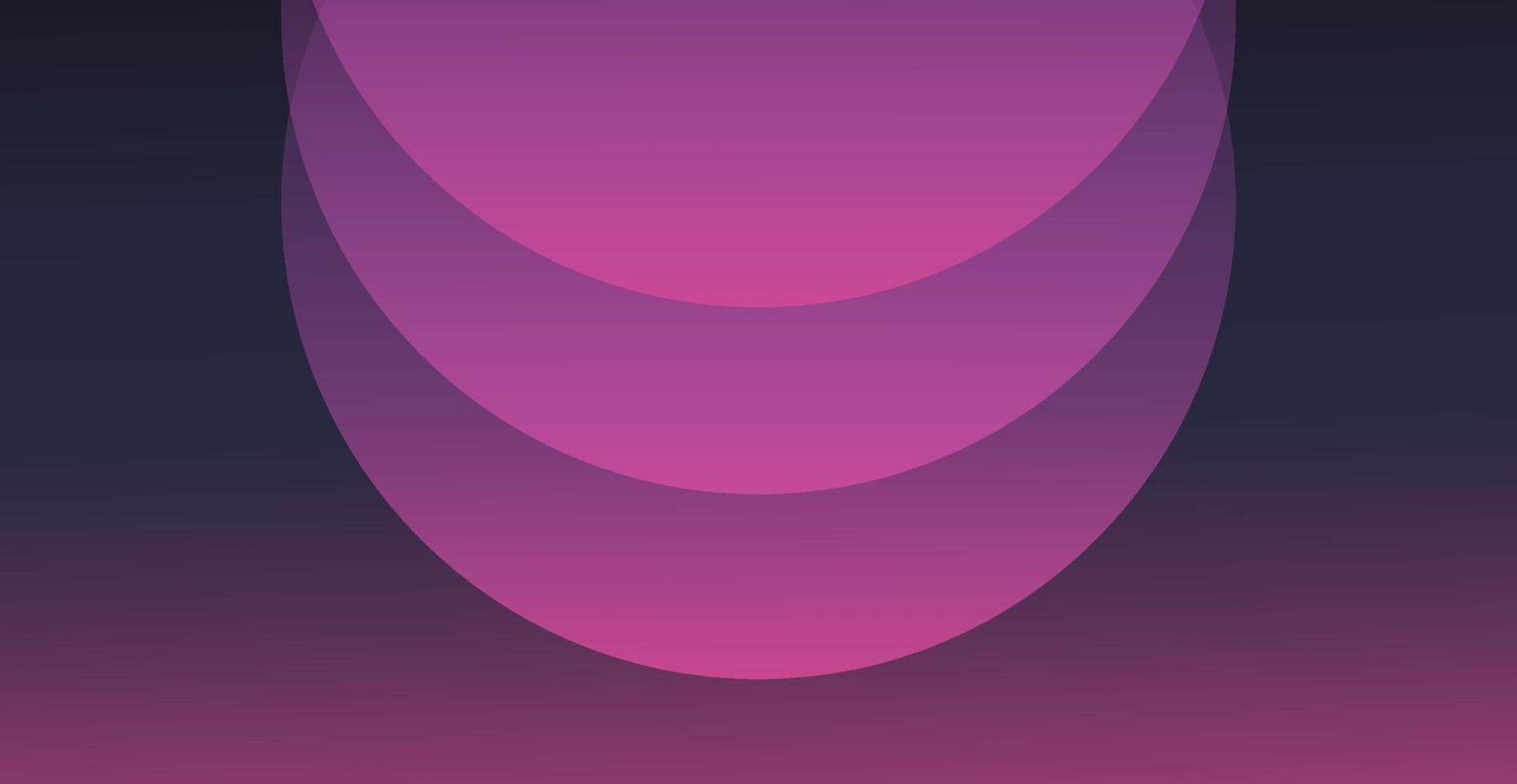 Gradient circles on a gradient background. Smooth gradient rounded shapes. vector