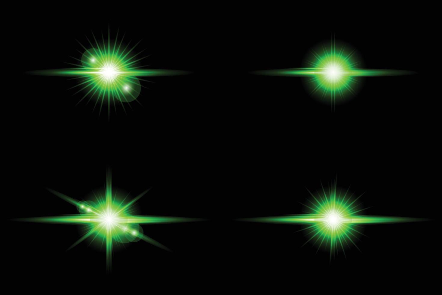 Vector colorful lens flare light effects eps pro