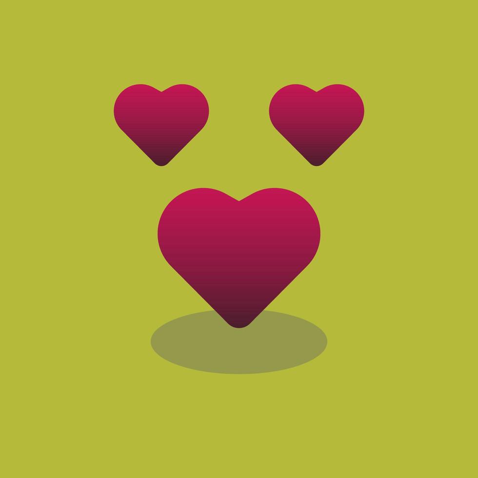 vector illustration of three floating hearts 17204906 Vector Art at Vecteezy