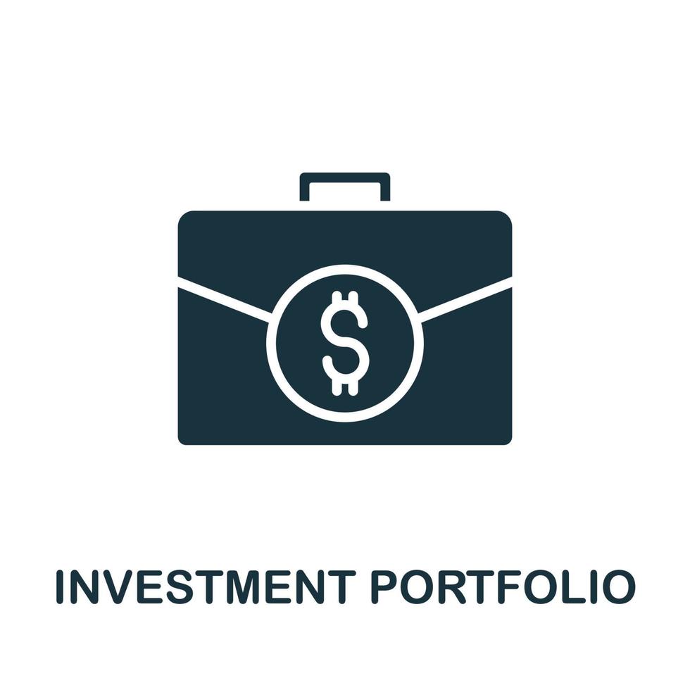 Investment Portfolio icon. Simple element from business organization collection. Creative Investment Portfolio icon for web design, templates, infographics and more vector