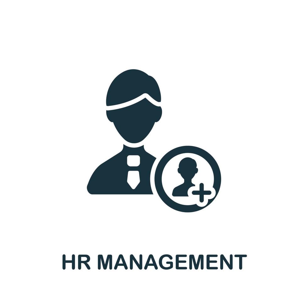 Hr Management icon. Simple element from company management collection. Creative Hr Management icon for web design, templates, infographics and more vector