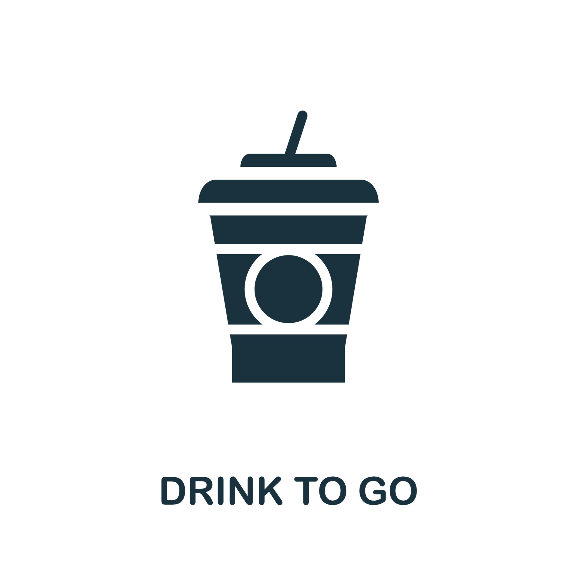Drink To Go icon. Simple element from drinks collection. Creative Drink