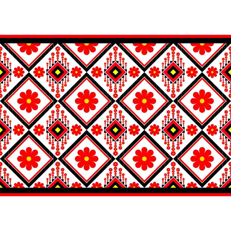 fabric pattern geometric for background rug wallpaper clothing wrap batik fabric embroidery illustration vector beautiful