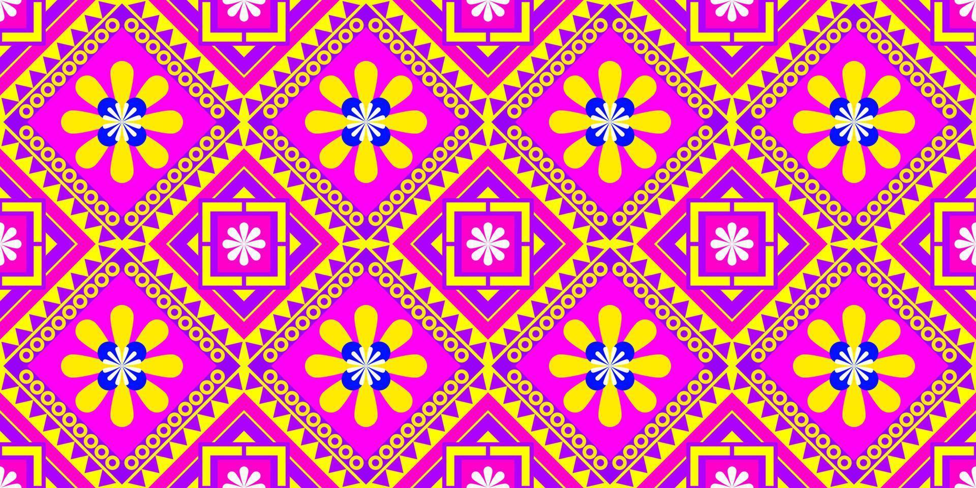 patrón geométrico étnico oriental sudáfrica diseño tradicional para alfombra de fondo, papel tapiz, camisa, batik, patrón, vector, ilustración, bordado vector