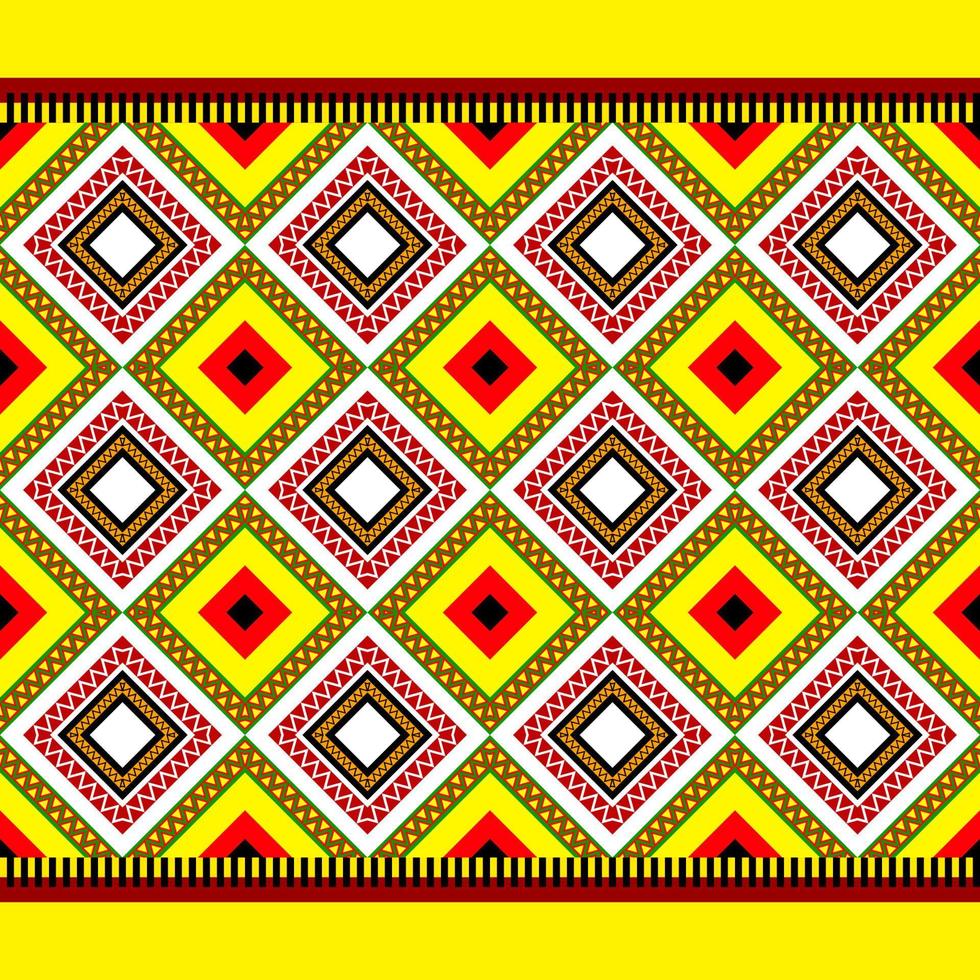 fabric pattern geometric for background rug wallpaper clothing wrap batik fabric embroidery illustration vector beautiful