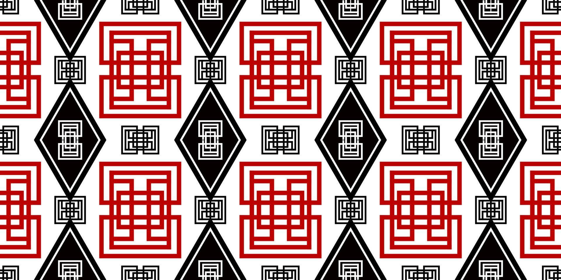 fabric pattern geometric for background rug wallpaper clothing wrap batik fabric embroidery illustration vector beautiful