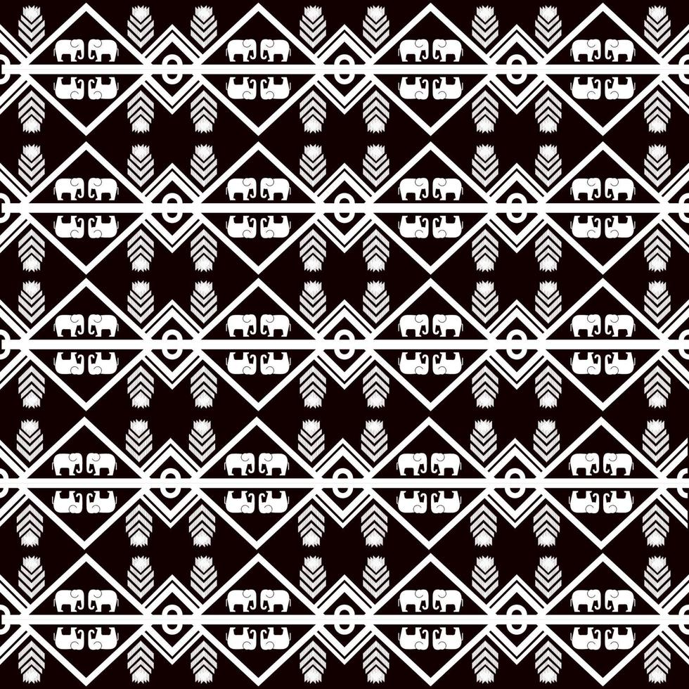 tela patrón geométrico para fondo alfombra papel pintado ropa abrigo batik tela bordado ilustración vector hermoso