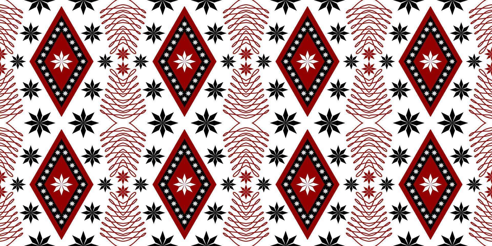 fabric pattern geometric for background rug wallpaper clothing wrap batik fabric embroidery illustration vector beautiful