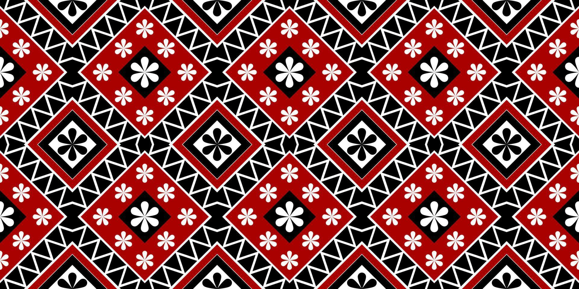 fabric pattern geometric for background rug wallpaper clothing wrap batik fabric embroidery illustration vector beautiful