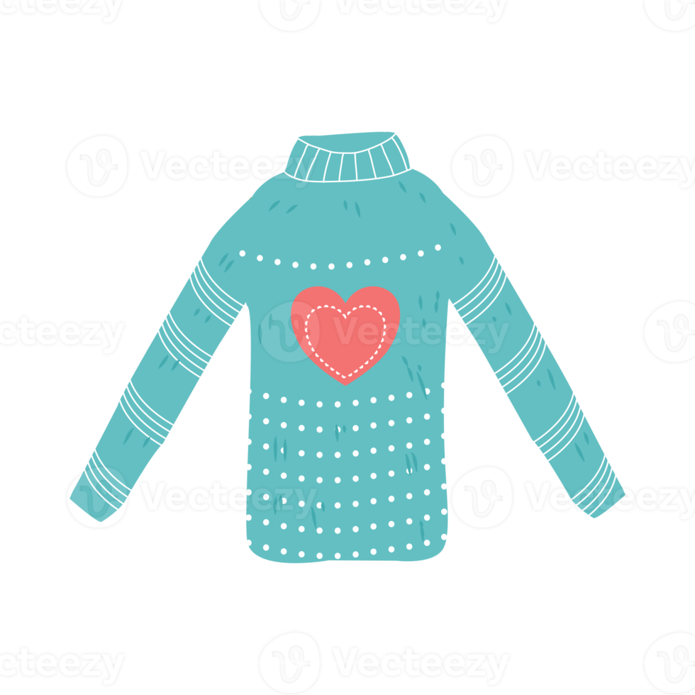 Free Blue turtle neck sweater 17206607 PNG with Transparent Background