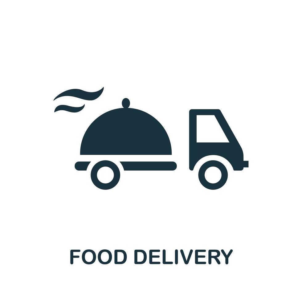 Food Delivery icon. Simple element from delivery collection. Creative Food Delivery icon for web design, templates, infographics and more vector