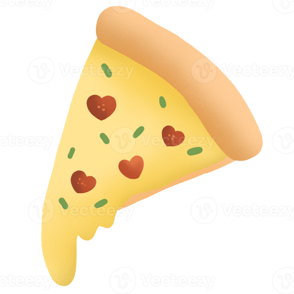 ilustración de elemento de pizza png