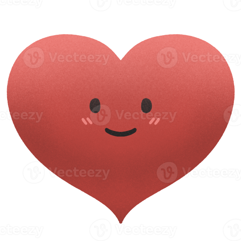 Red Heart Element Illustration png