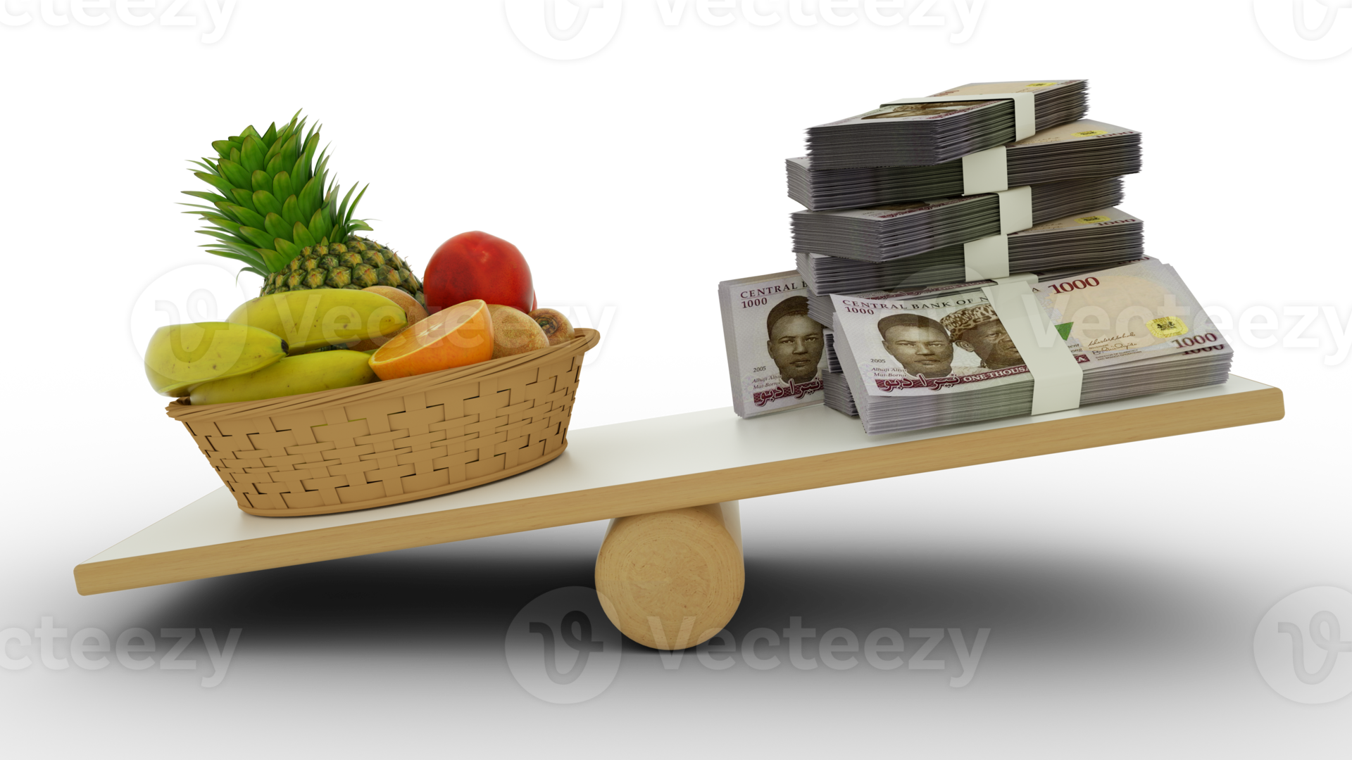 Inflation in Nigeria, Weighing Nigerian currency against foodstuffs