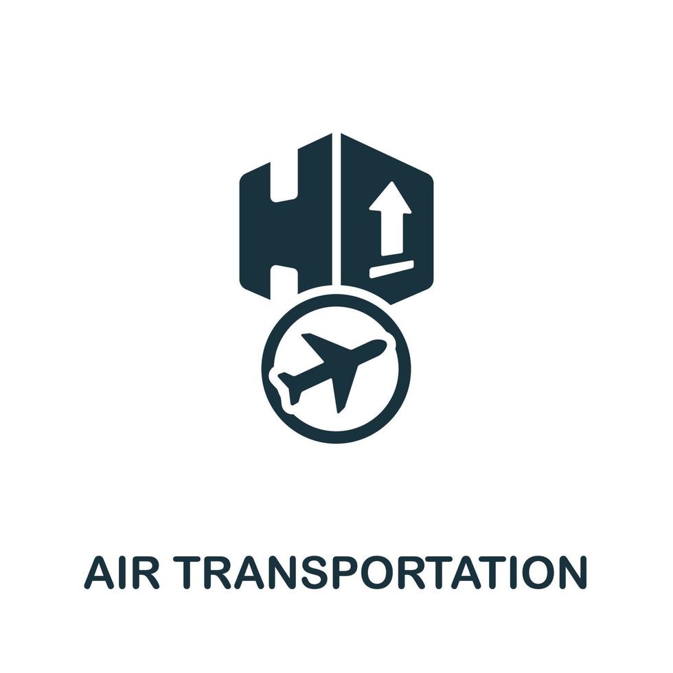 Air Transportation icon. Simple illustration. Air Transportation icon for web design, templates, infographics and more vector