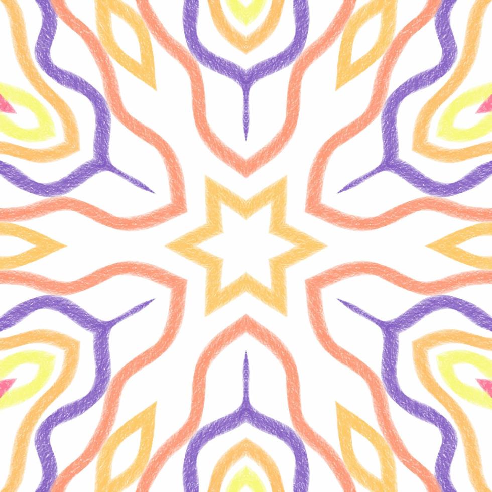 Abstract kaleidoscope background. Beautiful kaleidoscope seamless pattern. Multicolor mosaic texture. Seamless kaleidoscope texture. Unique kaleidoscope design vector
