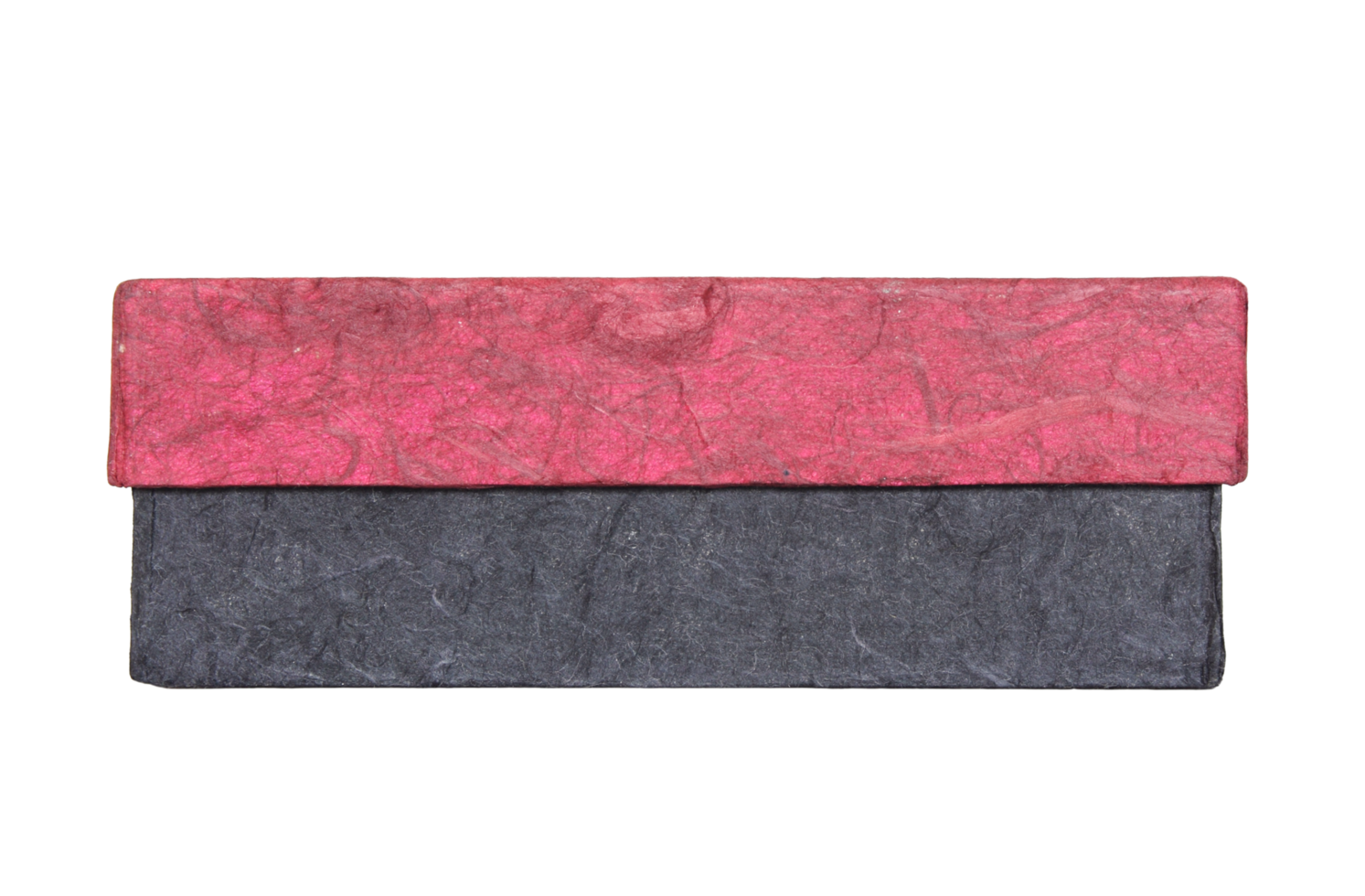 handmade paper box isolated with clipping path for mockup png